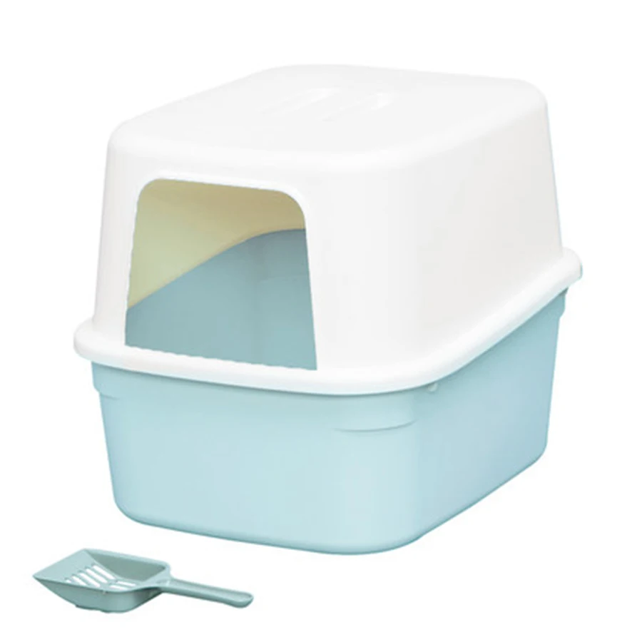 

Large Cat Litter Box Closed Wc Box Toilet Training Kit Detachable Bedpan Small Medium Sandbox Kattenbak Pet Accessories 30MC39