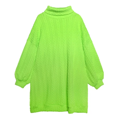 SuperAen, водолазка, женские пуловеры, свитер для женщин, новинка, осень и зима, женские свитера, плюс размер, модная женская одежда - Цвет: green