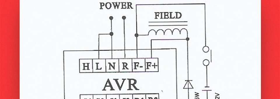 GAVR 15A бесщеточный генератор avr автоматический регулятор напряжения