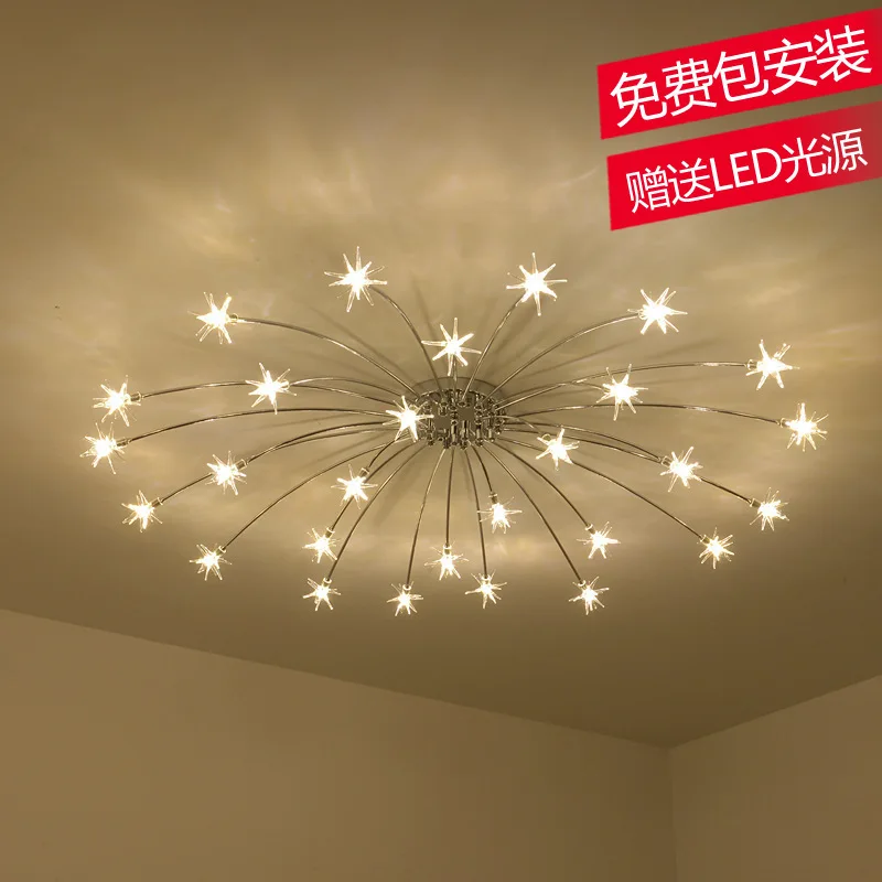 

modern Sky star LED ceiling light living room simple bedroom personality book room ceiling lamp