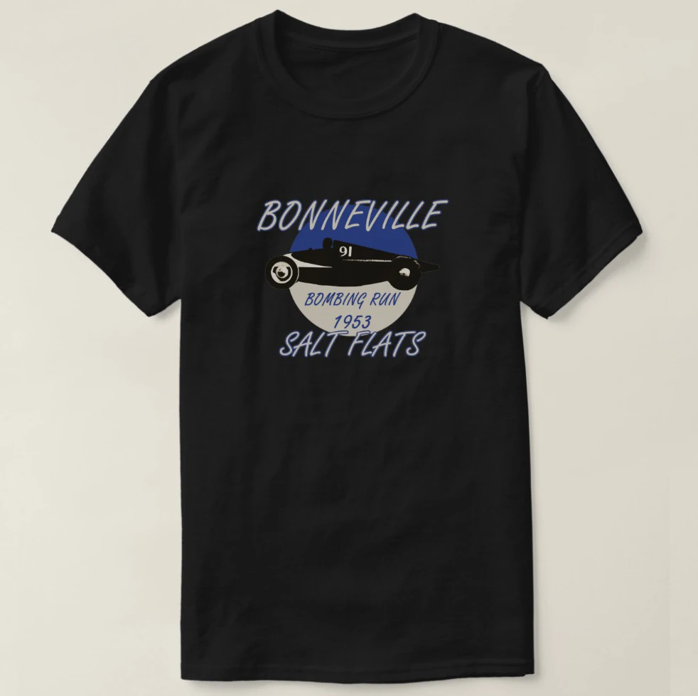 2019 Printed Men T Shirt Cotton Short Sleeve Bonneville Bombing Run-1953-Blue-2.png T-Shirt Women tshirt |