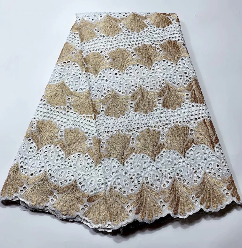 tissu african dry lace fabrics high quality cotton lace fabric hot sale soft swiss voile lace in switzerland dubai fabric 5yards