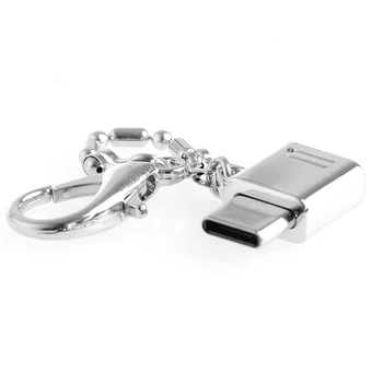 

1pc Metal USB-C 3.1 Type C Male to Micro USB 2.0 Female Converter Connector