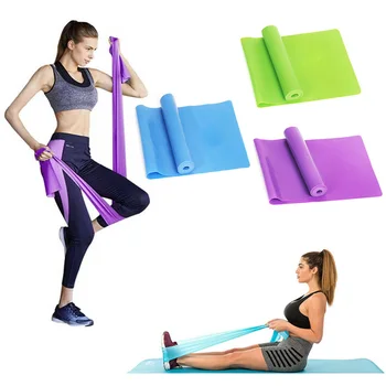 

Yoga Stretch Resistance Bands Gym Strength Training Latex Yoga Band Pilates Home Fitness Exercise Equipment Rubber Band