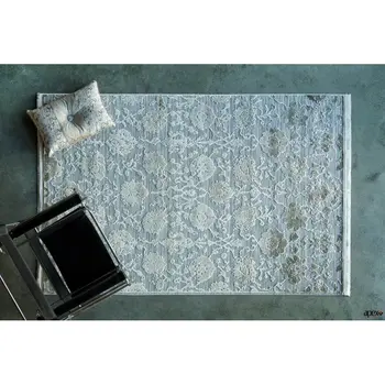 

Apex Element 3 'x 5' Polypropylene Grey/Yellow Runner Rug
