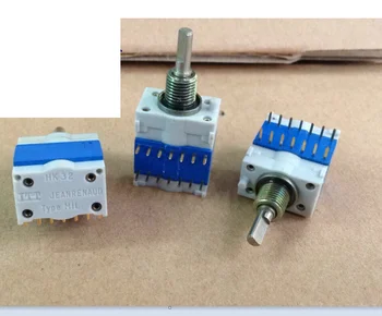 

1PCS HK32 Rotary Band Switch 9 Positions JEANRENAUD Type MIL Switch