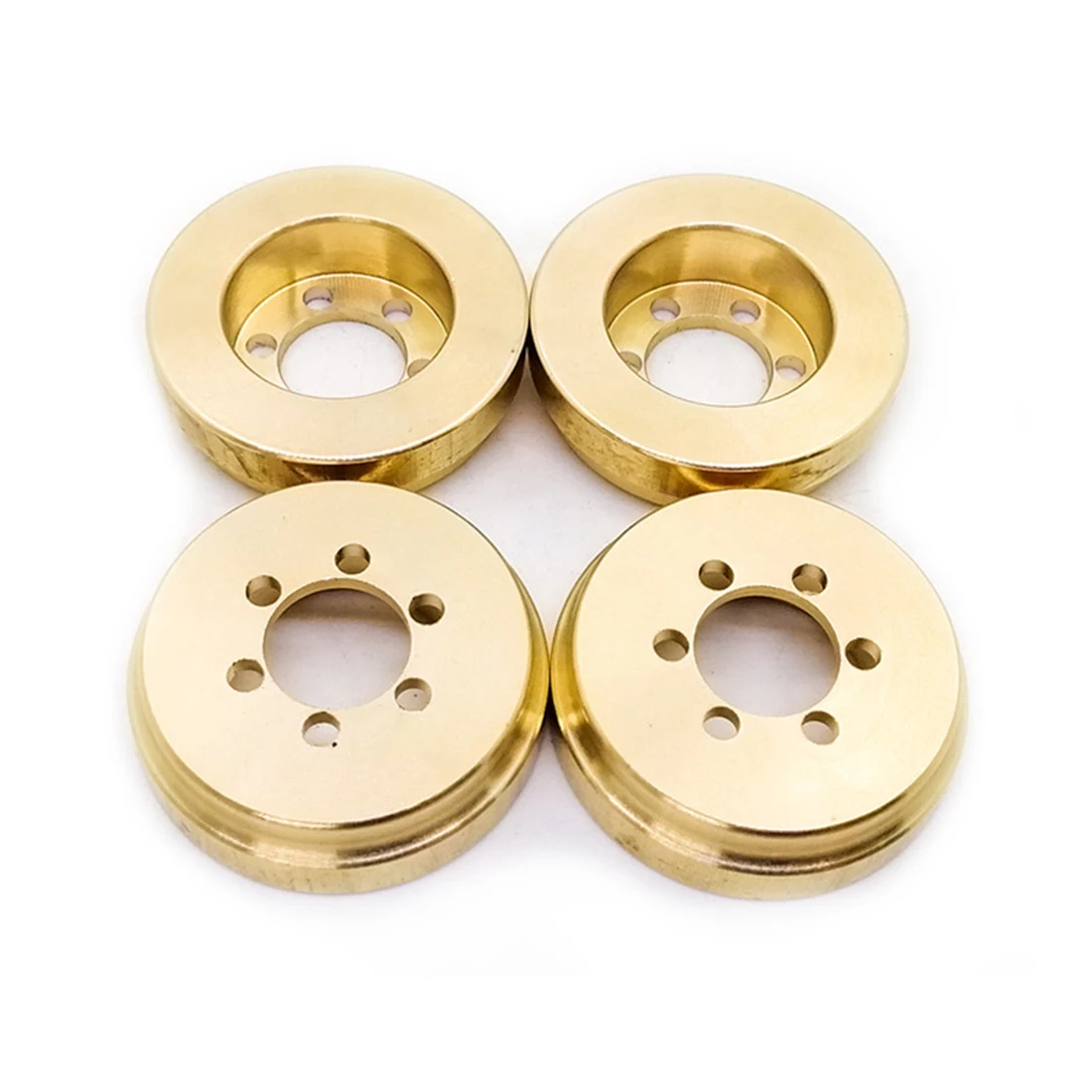 

Brass Wheel Hub Counterweight Balance Weight for 1:10 SCX10 Traxxas4 Trax-4 RC Car