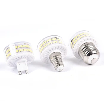 

220V-240V LED Dimmable G9/E14/E27 LED Light Lamp 1000LM Chandelier Light Halogen Lighting (88 Crystal 2835 Beads)