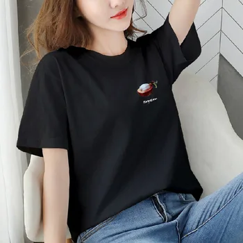 

Tees Women Funny T shirts Women 2018 Summer Vintage Tee Shirt Femme Black
