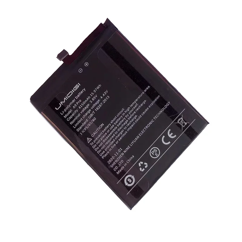 Roson for UMIDIGI A9 Pro Battery 4150mAh 100% New Replacement Parts Phone Accessory Accumulators With Tools