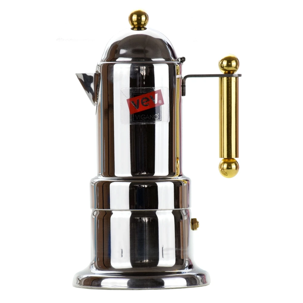 Эко кофе золотая ручка и золотистый регулятор 4 чашки moka горшок в кофейные перколяторы