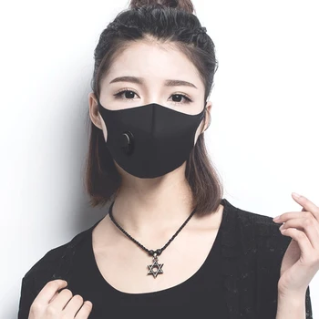 

2 Pcs Reusable Face Masks Dust Filter Mouth Mask With Breathing Valve Dustproof Reusable Respirator Soft Sponge Mouth Cover