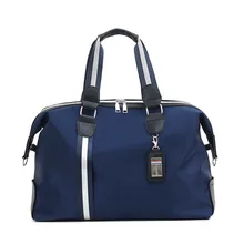 Модные мужские дорожные сумки из нейлона общего назначения, одноцветные, выходные, деловые, туристические, вместительные, дамские сумки на плечо LGX133