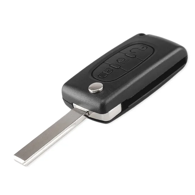 KEYYOU HU83 CE0536/0523 สําหรับPeugeot 107 207 307 308 407 408 PartnerสําหรับCitroen C3 C4 C5 C6 Berlingo Picasso XsaraรถKey Shell 2