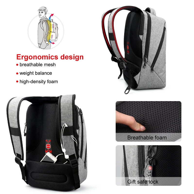 2019 Tigernu Марка городского туристического рюкзака для мужчин Light Backbag женские