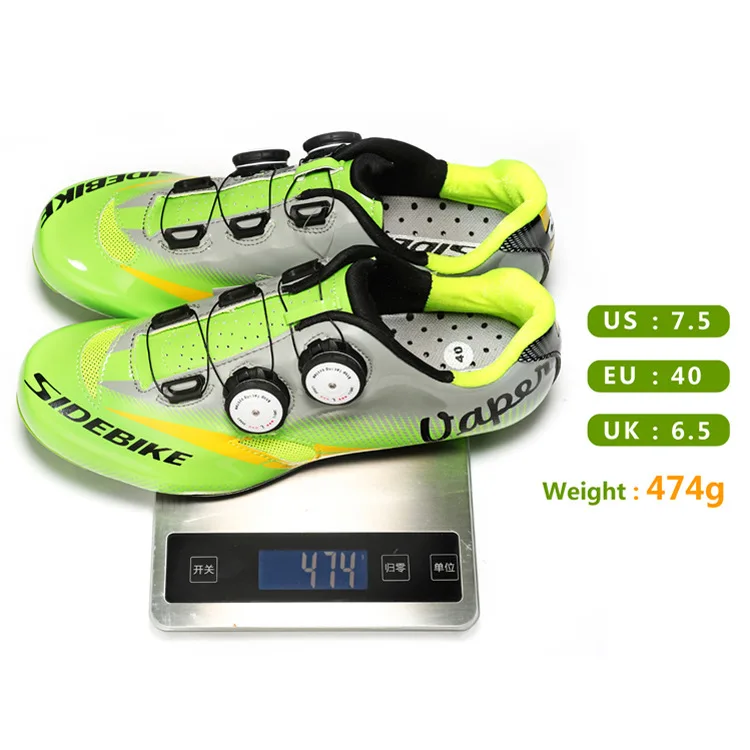 

New Style sidebike Track Customer 004 Ultra-Light Carbon Fiber shuang xuan kou Breathable Road Bike Riding Lock Men And Women