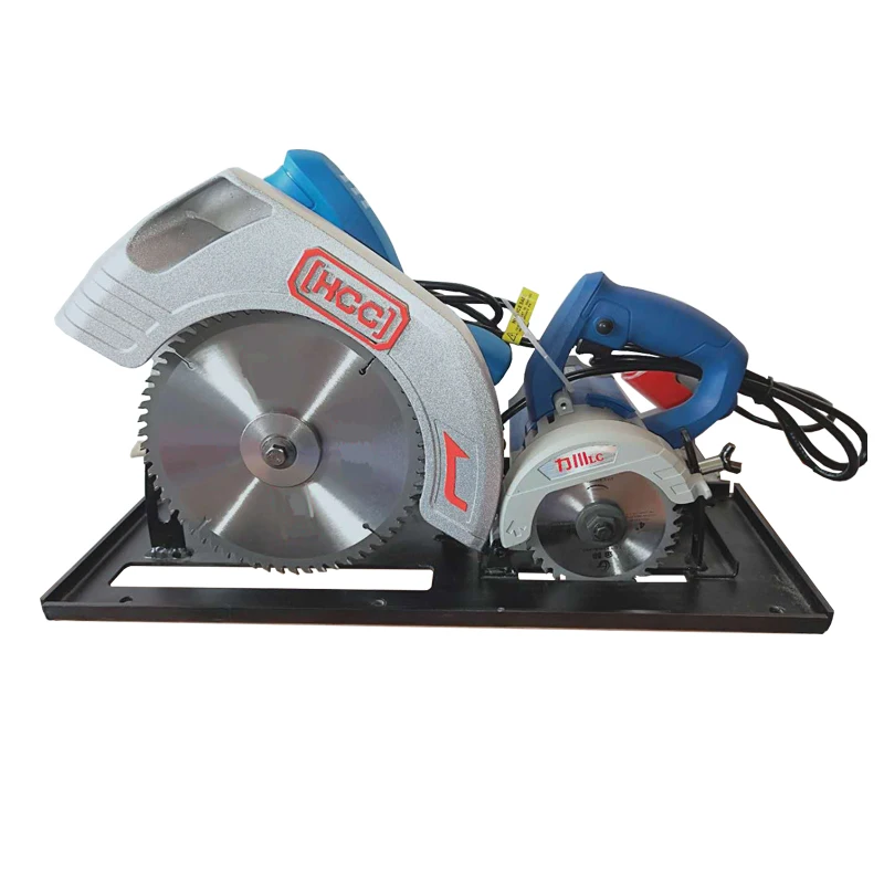 

Cutting Machine Double Saw Mini 2 In 1 Wood Precision Table Panel Saw With Main Saw And Scoring Saw Blade Woodworking For MDF