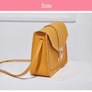 

Newly Women Crossbody Buckle Bags Female Small Solid Color Messenger Shoulder Bag CTN88