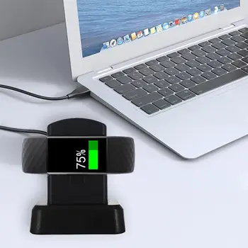 

Charger Cable For Fitbit Charge 4 Smart Watch Safe Portable Replacement Charger Dock Stand Charging Station Base