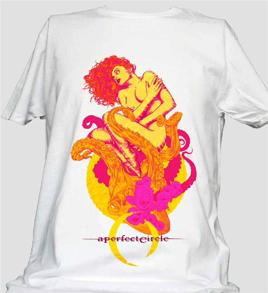 

A Perfect Circle Metal Punk Rock T-Shirt Nine Inch Nails Tool Deftones S-3Xl Loose Size Tee Shirt