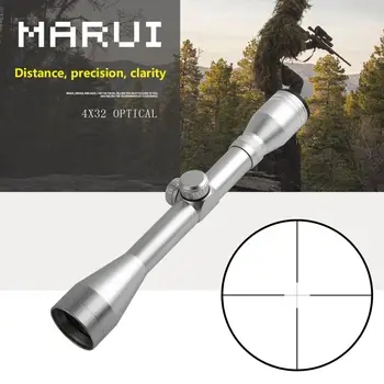 

Ma 4X32 Optical Hunting Air Rifle Scope Wire Rangefinder Reticle Crossbow or Mil Dot Reticle Riflescope Tactical Optical Sights