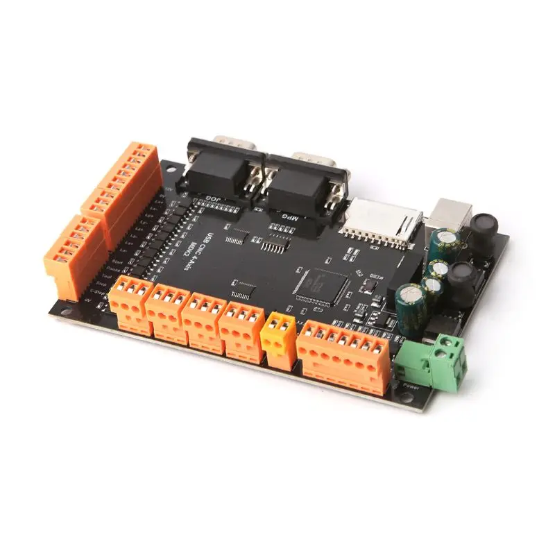 1 комплект MDK2 ЧПУ USB 4 оси шагового двигателя контроллер Breakout плата с MPG интерфейс