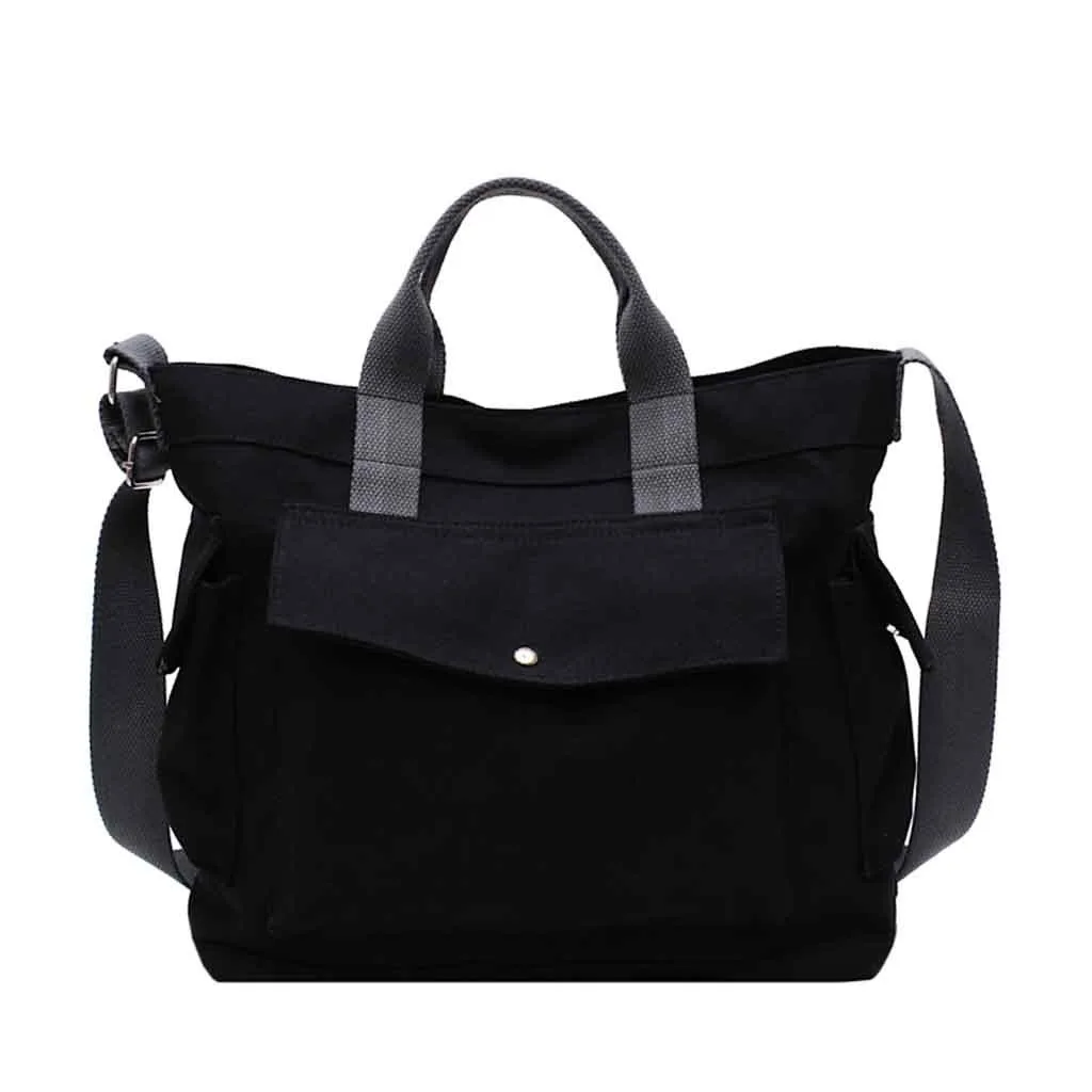Black Carteras mujer Женская модная парусиновая Лоскутная Портмоне на плечо сумка-тоут Повседневная сумка бумажник femme кошелек для мужчин - Цвет: Black
