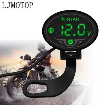 

Super Waterproof Digital Panel Voltmeter Meter Tester Led Display For KAWASAKI Z750S Z750 ZX6 ZX9R ZXR400 ZZR600 Z1000 ZX10R