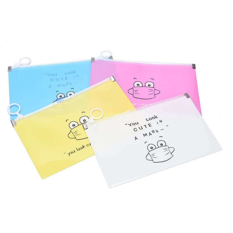 Cartoon Mask Cover Storage Bag Porable Facemask Holder Face Masks Storage Box Waterproof Dust-Proof Save Mask Organizer