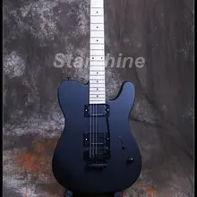 Классическая TL стиль электрогитара цельный корпус кленовый гриф ddmaple корпус матовая черная