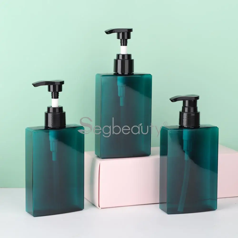Segbeauty 3pcs/set 200ml Refillable Shampoo Dispenser Bottle Bathroom Soap Bottle Pump Press Lotion Body Shower Gel Containers 6