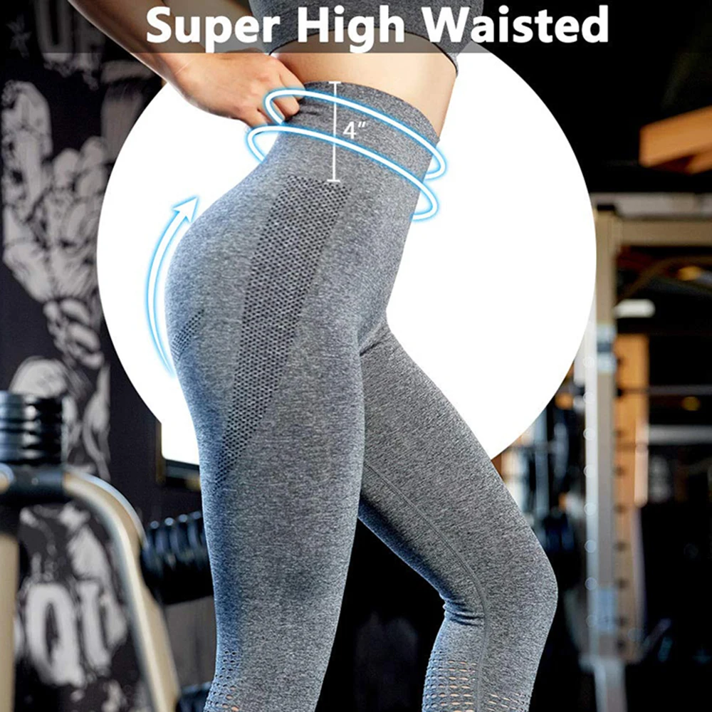 Women Seamless Leggings High Waist Yoga Pants Tummy Control Butt Lift Gym Workout Leggings for Women