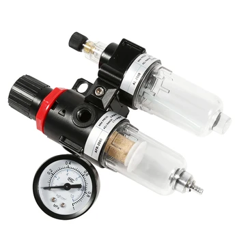 

1pc 1/4inch Air Filter Pressure Regulator Oil Water Separator Trap Air Compressor Filter Airbrush compresso Tools