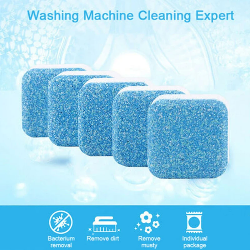 8pcs/set Portable Washing Machine Cleaner Decontamination Washing for Home Supplies
