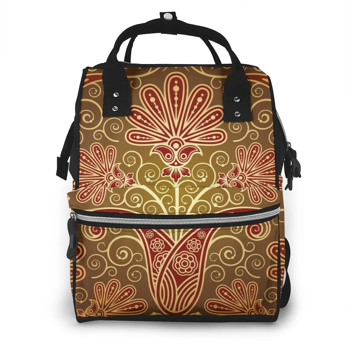 Flower Mummy Maternity Nappy Bag Large Capacity Travel Backpack Nursing for Baby Care Women's Fashion | Багаж и сумки