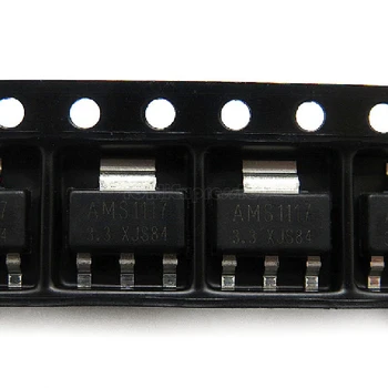 

100pcs/lot AMS1117-3.3V AMS1117-3.3 AMS1117 LM1117 1117 SOT-223 new original In Stock