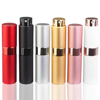 

8ml Refillable Spray Bottle Mini Perfume Bottles Aluminum Spray Atomizer Portable Travel Cosmetic Container Perfume Bottle