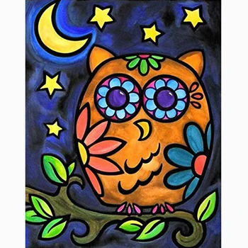

5D DIY Diamond Painting Full Square/Round Drill "Cartoon owl" Diamond Embroidery Cross Stitch,Mosaic,Home Decor,Gift