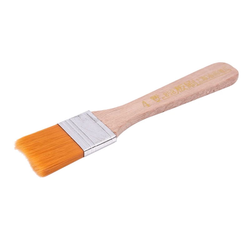 GTBL 2 шт оранжевая щетина масло для деревянных ручек кисть для рисования ширина 1,2"