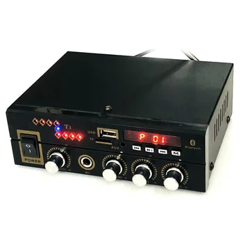 

Stereo MP3 Digital Amplifier Mini FM DVD HIFI USB Audio Player Bluetooth Metal PC Aux Portable Home