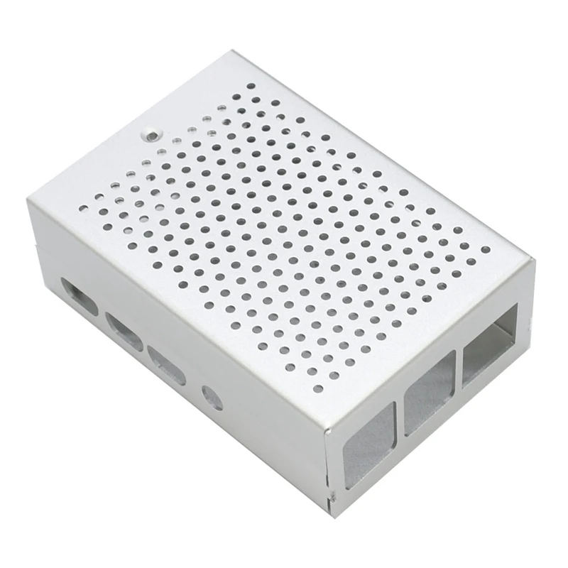 Raspberry Pi 4 Модель B алюминиевый корпус металлический корпус с охлаждающим вентилятором комплект корпуса