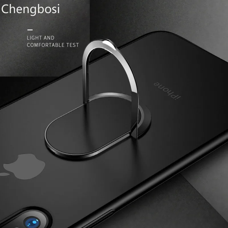 Ультра-тонкий палец кольцо держатель для samsung S9 360 градусов держатель Подставка для мобильного телефона на палец для IPhone X 8 7 6 планшет