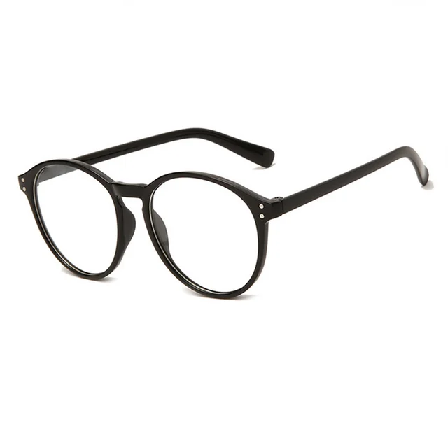 Diopter 0 to -6.0 Finished Myopia Glasses Women Floral Round Myopic Eyeglasses Nearsighted Optical Spectacle Frame Ladies matte black