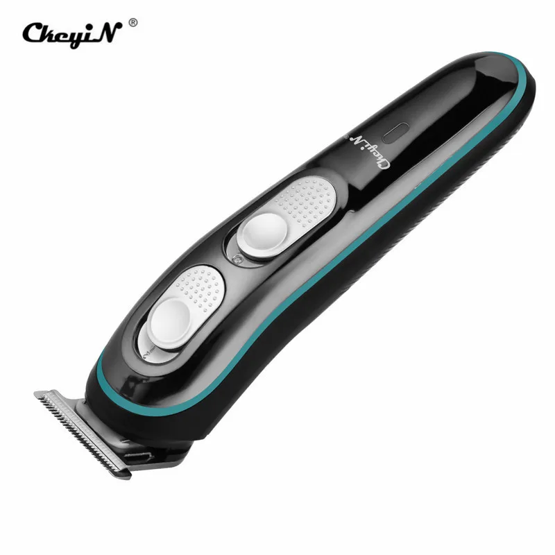 Ckeyin usb recarregável aparador de barba cabelo