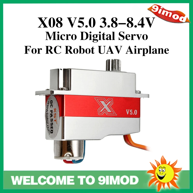 Сервопривод KST Servo X08 X08H V5.0 3 8-7 4 В 8g металлическая шестерня микро цифровой