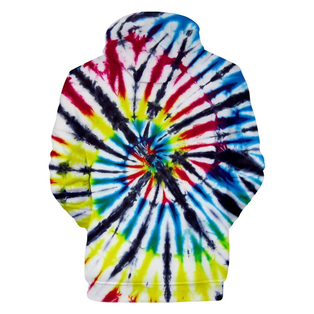 Осенняя удобная толстовка с 3D принтом tie-dye, Мужская/Женская Повседневная Синяя толстовка с 3D принтом tie-dye, зимняя уличная одежда