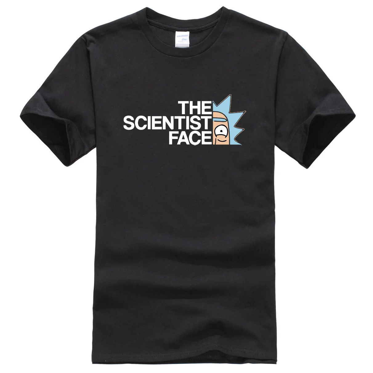 Rick And Morty Funny T Shirt Male Fashion Tops The Science Face Men's T-Shirts Casual Summer Clothing Brand T shirts Cotton Tees