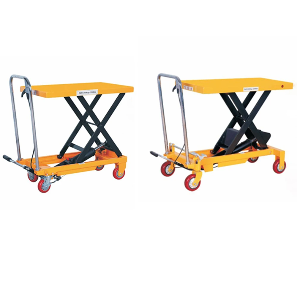 PT150 Hand Push & Pedal Hydraulic Lifting Platform Truck Manual Mould