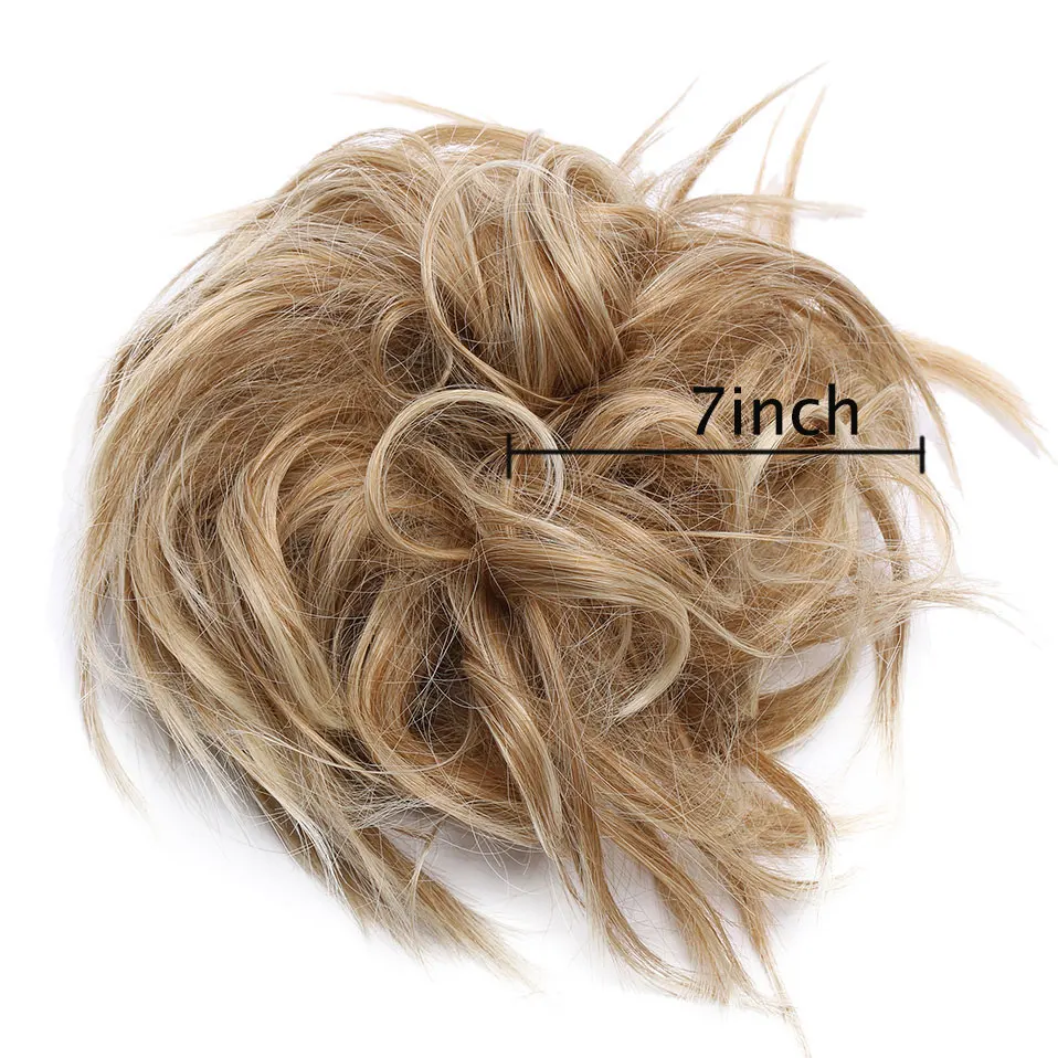 Синтетические шиньон волосы булочка пончик-шиньон эластичные грязные резинки для волос обертывание для конского хвоста наращивание волос для женщин Eunice