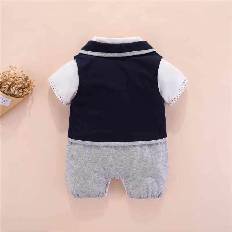 Summer Baby Boy Romper 100%Cotton New Born Baby Boy Clothes Fashion Casual Overalls Baby Costumes for Boys Age for 3M 6M 9M 12M